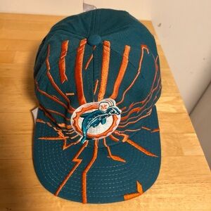 Vintage starter collision Miami dolphins SnapBack hat 90’s Rare